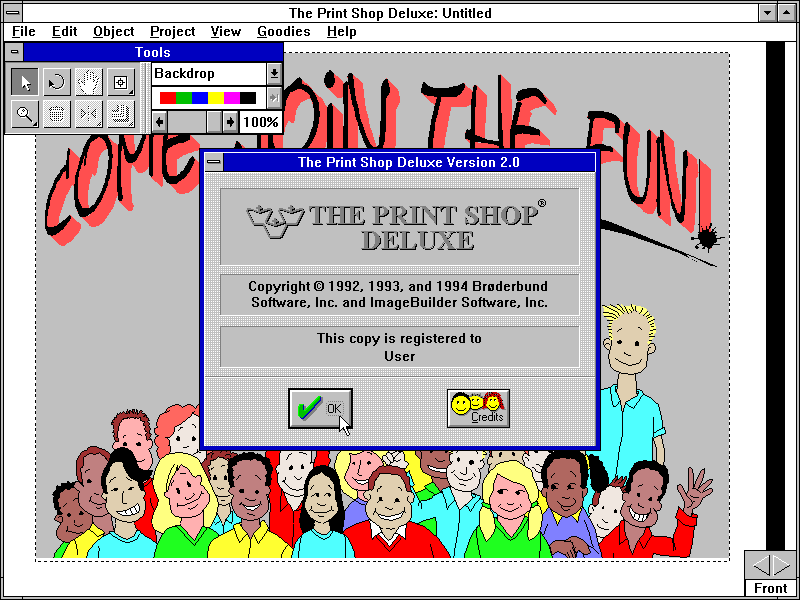 The Print Shop Delux 2.0 Win - About